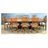 Dining Table with Eight Benny Linden Designed Chairs Dining Table with Eight Benny Linden Designed Chairs