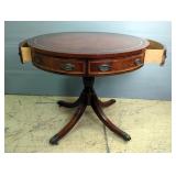 Lammerts Mahogany Table With Claw Feet And Drawers Lammerts Mahogany Table With Claw Feet And Drawers