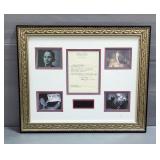 Harry S. Truman Framed Autographed Letter & Photographs Including COA Harry S. Truman Framed Autographed Letter & Photographs Including COA