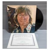 John Denver Autographed "Windsong" LP Album Including COA John Denver Autographed "Windsong" LP Album Including COA