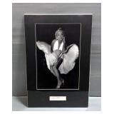Framed Marilyn Monroe Iconic "Seven Year Itch" Holographic Photo With Autographed Note Framed Marilyn Monroe Iconic "Seven Year Itch" Holographic Photo With Autographed Note