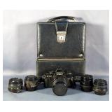Minolta X-700 35mm Camera with Lenses and Case Minolta X-700 35mm Camera with Lenses and Case