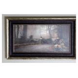 Framed Landscape Print, 17" x 19.5"  Framed Landscape Print, 17" x 19.5"