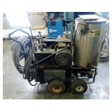 Mi-T-M Power Washer, Pump, Hose And Spray Gun Hot Power Washer  Mi-T-M Power Washer, Pump, Hose And Spray Gun Hot Power Washer
