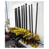 Quick Release Bar Clamps - Various Sizes Quick Release Bar Clamps - Various Sizes