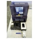 Electeck Outlet Receptacle, Wall Plate, and Accessories Electeck Outlet Receptacle, Wall Plate, and Accessories