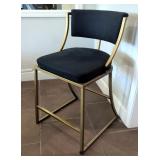 Modern Accent Chair with Gold Metal Frame  Modern Accent Chair with Gold Metal Frame
