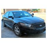 2017 Ford Taurus Police Interceptor Sedan Car, VIN 1FAHP2MT4HG122786, Mileage Showing On Odometer 91 2017 Ford Taurus Police Interceptor Sedan Car, VIN 1FAHP2MT4HG122786, Mileage Showing On Odometer 91