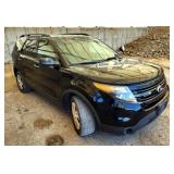 2014 Ford Explorer Police Interceptor Sport Utility Vehicle, VIN 1FM5K8AR2EGC38132, Mileage Showing  2014 Ford Explorer Police Interceptor Sport Utility Vehicle, VIN 1FM5K8AR2EGC38132, Mileage Showing