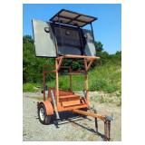 Ver-Mac Portable Arrow Board Trailer Ver-Mac Portable Arrow Board Trailer