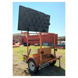 Ver-Mac Portable Arrow Board Trailer Ver-Mac Portable Arrow Board Trailer