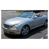 2004 Lexus SC430 Convertible Car, VIN# JTHFN48Y940060490, Miles Showing On Odometer 243,449, Kansas  2004 Lexus SC430 Convertible Car, VIN# JTHFN48Y940060490, Miles Showing On Odometer 243,449, Kansas
