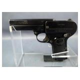 Dreyse 1907 7.65mm Pistol SN# 25609, 2 Total Mags, In Leather Holster  Dreyse 1907 7.65mm Pistol SN# 25609, 2 Total Mags, In Leather Holster