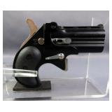 Cobra CB38 .38 Spl Over/Under Derringer Pistol SN# CT023767, In Bianchi Leather Holster  Cobra CB38 .38 Spl Over/Under Derringer Pistol SN# CT023767, In Bianchi Leather Holster
