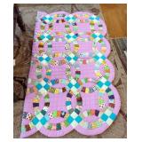 Handmade "Double Wedding Ring" Quilt  Handmade "Double Wedding Ring" Quilt