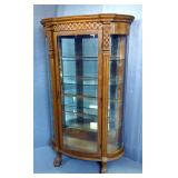 Curio Cabinet With Glass Shelves  Curio Cabinet With Glass Shelves