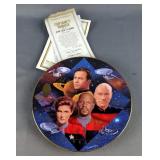 The Hamilton Collection Star Trek Plates  The Hamilton Collection Star Trek Plates