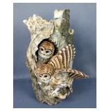 Porcelain Barred Owl Decanter Porcelain Barred Owl Decanter