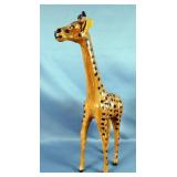 Leather Wrapped Giraffe Figurine Leather Wrapped Giraffe Figurine