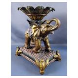 Decorative Monkey & Elephant Candle Holder Lot  Decorative Monkey & Elephant Candle Holder Lot