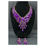 Costume Jewelry Necklace and Earring Set Costume Jewelry Necklace and Earring Set