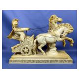 A. Santini Italian Sculpture - Roman Chariot A. Santini Italian Sculpture - Roman Chariot
