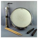 Majestic Remo Soundmaster Snare Drum with Stand & Sticks  Majestic Remo Soundmaster Snare Drum with Stand & Sticks
