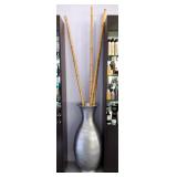 Oversized Vase with Bamboo Stalks Oversized Vase with Bamboo Stalks