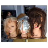 Hair Styling Training Mannequins Heads, Qty 5  Hair Styling Training Mannequins Heads, Qty 5