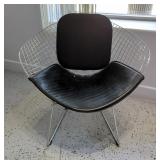 Chrome Frame Diamond Chairs with Cushions, Qty 2  Chrome Frame Diamond Chairs with Cushions, Qty 2