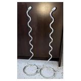 Chrome Toilet Paper Holders, Qty 2 Chrome Toilet Paper Holders, Qty 2