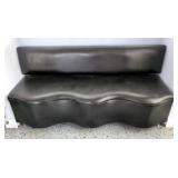 Vinyl Bench Seat and Ottoman  Vinyl Bench Seat and Ottoman