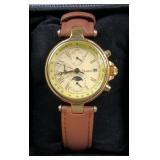 Stauer Gold Watch Inspired By The Original Created In 1922, In All Stainless Steel Case, No 11976 Of Stauer Gold Watch Inspired By The Original Created In 1922, In All Stainless Steel Case, No 11976 Of