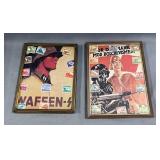 Framed "Day of Heroes" 1943 Issue Stamp Sets  Framed "Day of Heroes" 1943 Issue Stamp Sets