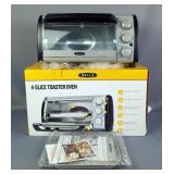 Bella 4-Slice Toaster Oven, With Original Box Bella 4-Slice Toaster Oven, With Original Box