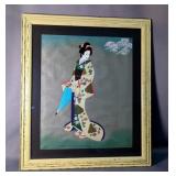 Japanese Geisha Prints Framed, Qty 2, 19" x 22"  Japanese Geisha Prints Framed, Qty 2, 19" x 22"
