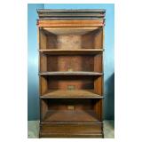 Globe-Wernicke Co. Sectional Oak Barrister Bookcase Globe-Wernicke Co. Sectional Oak Barrister Bookcase
