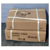 Rubber Hexagon Dumbbell Sets Rubber Hexagon Dumbbell Sets