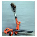 Black+Decker Cordless Weed Eater And Leaf Blower, Both Include Battery Black+Decker Cordless Weed Eater And Leaf Blower, Both Include Battery