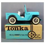 Tonka No. 200 Jeep Dispatcher with Original Box 