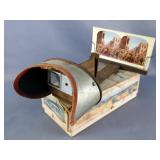 Stereoscope Viewer with Box and Collection of Stereoview Cards