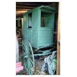 Covered Wagon With Side Entrance And Sliding Windows  Covered Wagon With Side Entrance And Sliding Windows