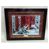 Bev Doolittle "Christmas Day Give or Take a Week" Framed Print  Bev Doolittle "Christmas Day Give or Take a Week" Framed Print