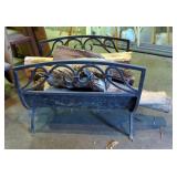 Wrought Iron Firewood Rack Wrought Iron Firewood Rack