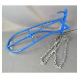 Wall Mounted Saddle Rack, Hoof Pick And Stud Chain  Wall Mounted Saddle Rack, Hoof Pick And Stud Chain