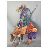 Lazar Art Collector Series Metal Wall Art Including Indian Rider and Gecko  Lazar Art Collector Series Metal Wall Art Including Indian Rider and Gecko