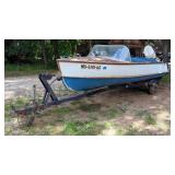 Penn Yan Classic 1993 Boat With Johnson Motor, Including Trailer Penn Yan Classic 1993 Boat With Johnson Motor, Including Trailer