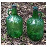 Glass Jugs, Qty 2  Glass Jugs, Qty 2