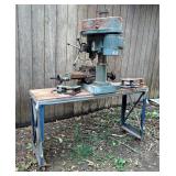 Vintage SHYIR TA Electric Milling/Drilling Machine on Cart Vintage SHYIR TA Electric Milling/Drilling Machine on Cart