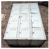 Metal Storage Locker With 12 Doors  Metal Storage Locker With 12 Doors